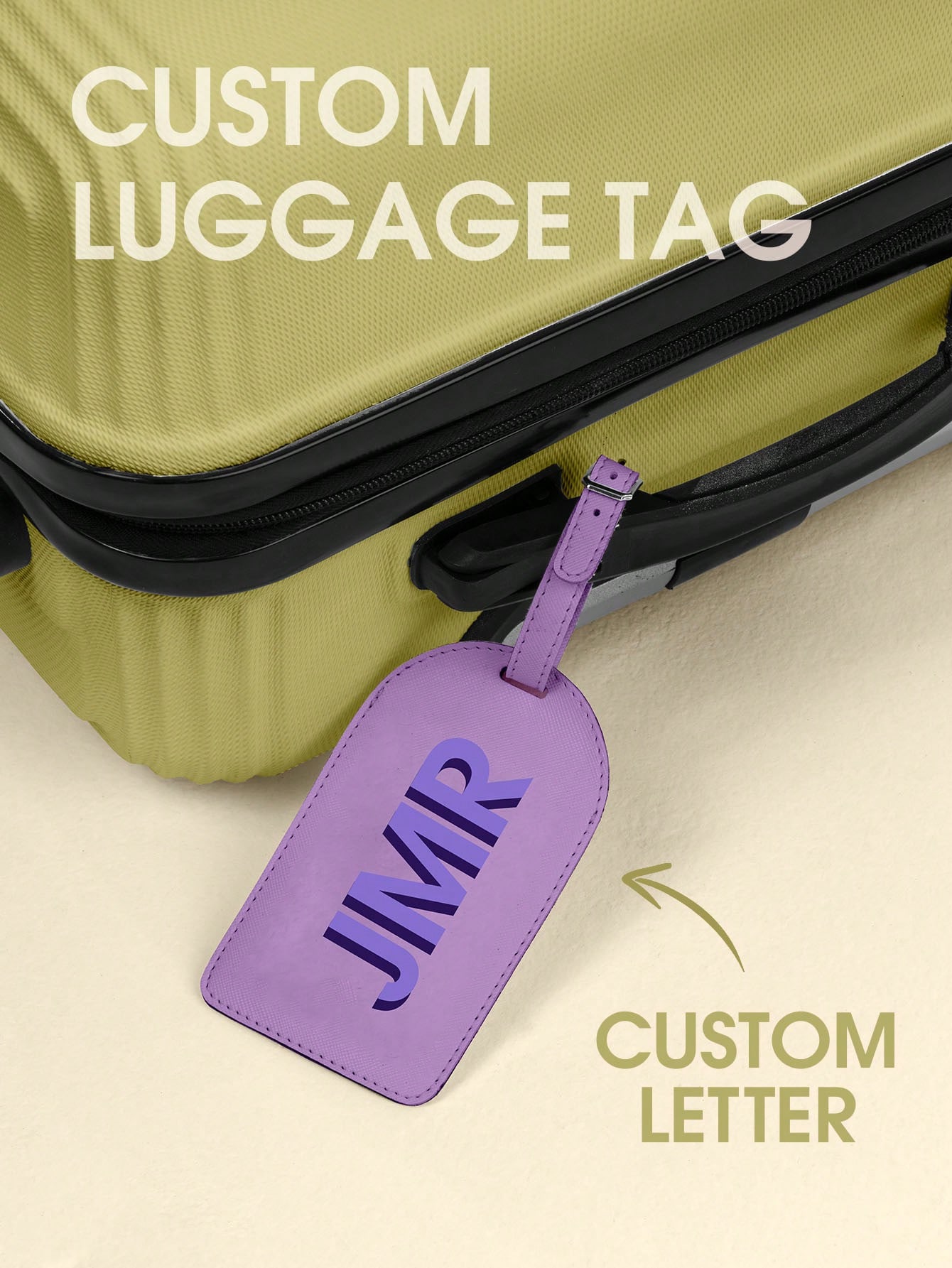 Party Favor Bag - Etiqueta de Bagagem Personalizada com Iniciais,