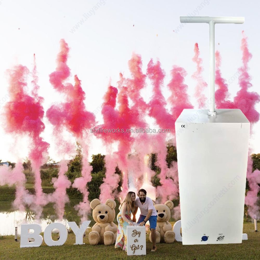 Confetti Cannon Tube - Máquina de Confete Elétrica para Revelação