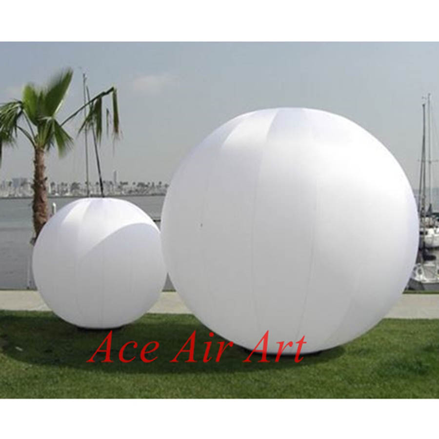 Party Event Supplier - Bola Inflável Branca Redonda, Pellet para
