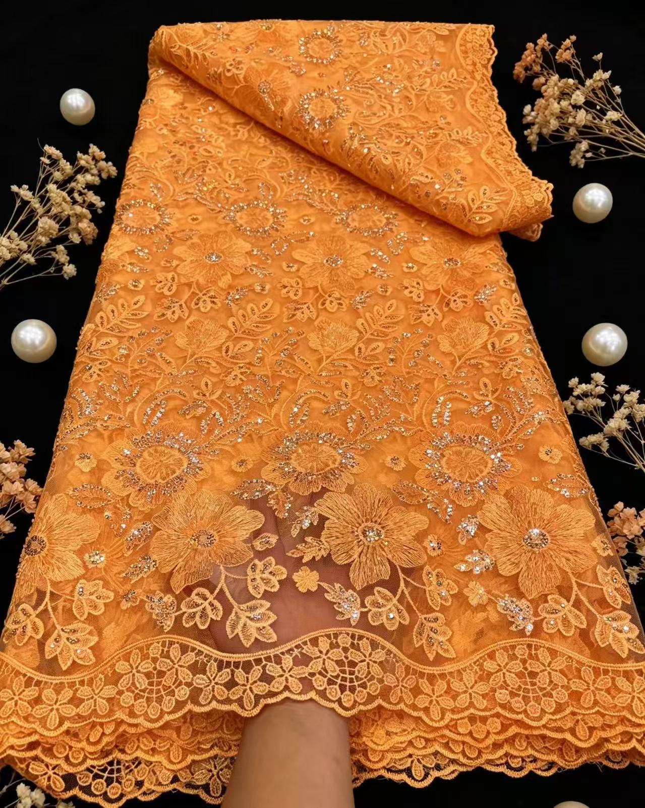 Glitter Tablecloth - Tecido de Renda com Lantejoulas em