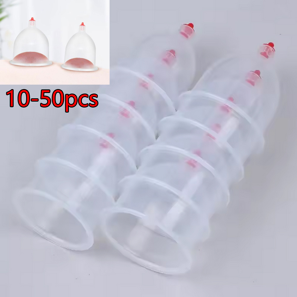 Plastic Cup 50Pcs - 10-50 peças, 2 tamanhos, ventosas portáteis