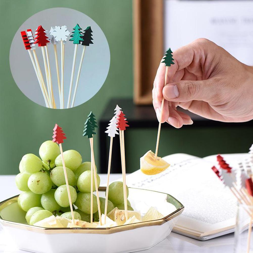 Centerpiece Stick - 50 Palitos de Coquetel de Natal
