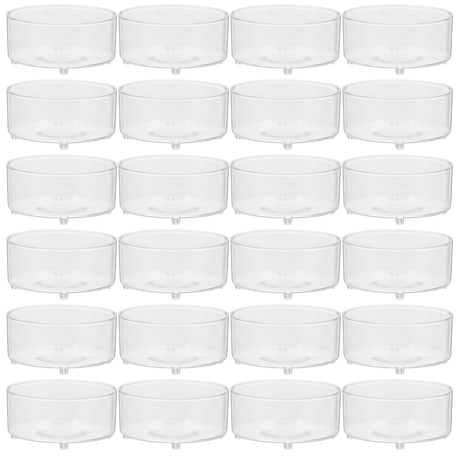 Plastic Cup 50Pcs - 50 Copos Plásticos para Velas Tealight