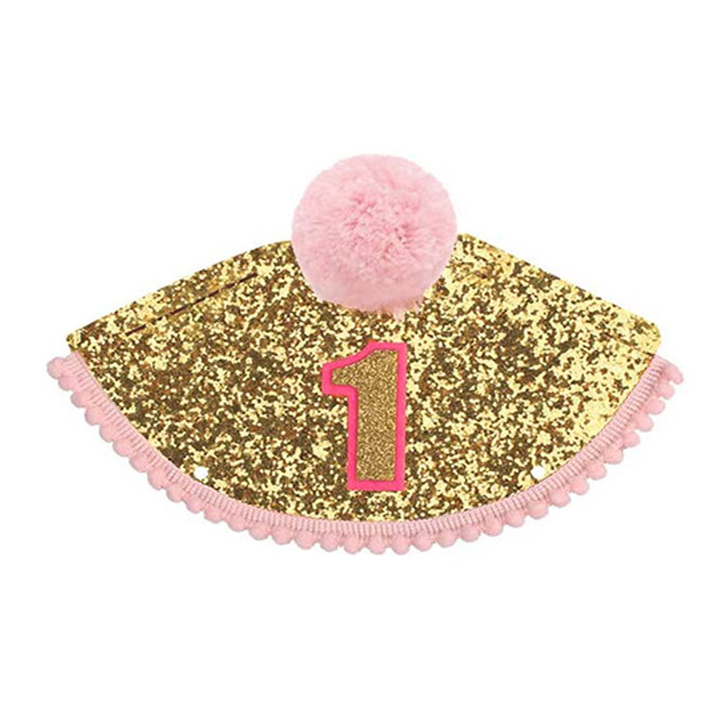 Party Hat Cone - Chapéu de Aniversário de 1 Ano