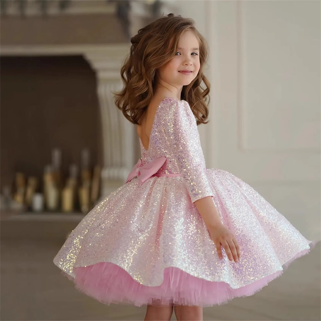 Glitter rosa menina vestido na - Birthday Sash Glitter avaliação e preço