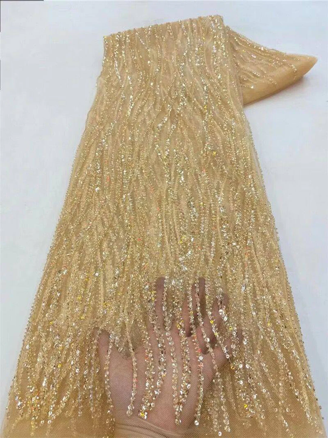 Tecido de Tule Bordado na Cor  - Glitter Tablecloth avaliação e preço