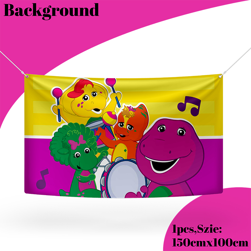Dinossauro barney fontes de fe - Table Cloth Disposable avaliação e preço