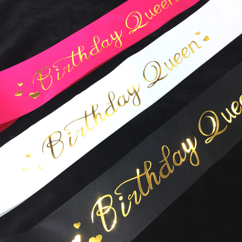 Aniversário menina fitas ombro - Birthday Sash Glitter avaliação e preço