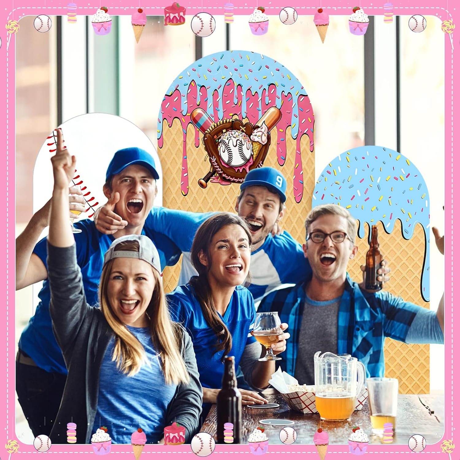 Capa de Fundo Arqueada com Tem - Dessert Table Backdrop avaliação e preço