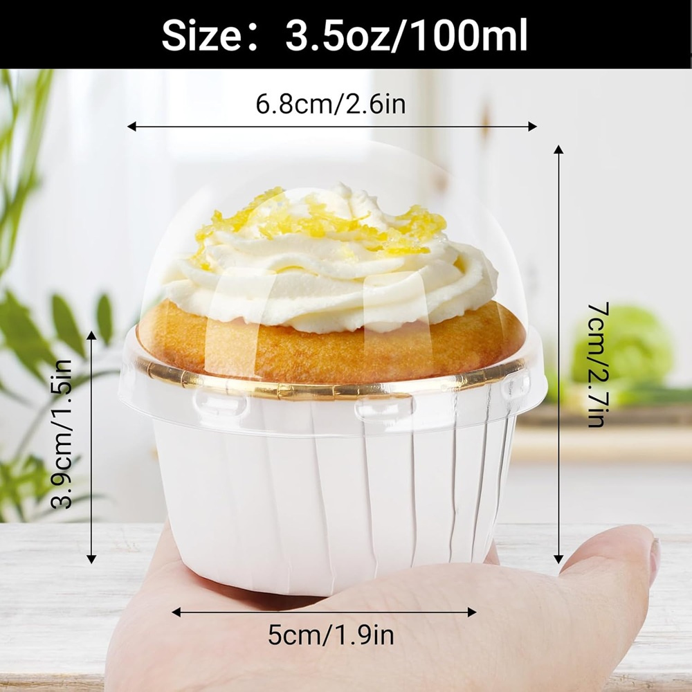 50 pçs muffins copo de papel c - Plastic Cup 50Pcs avaliação e preço