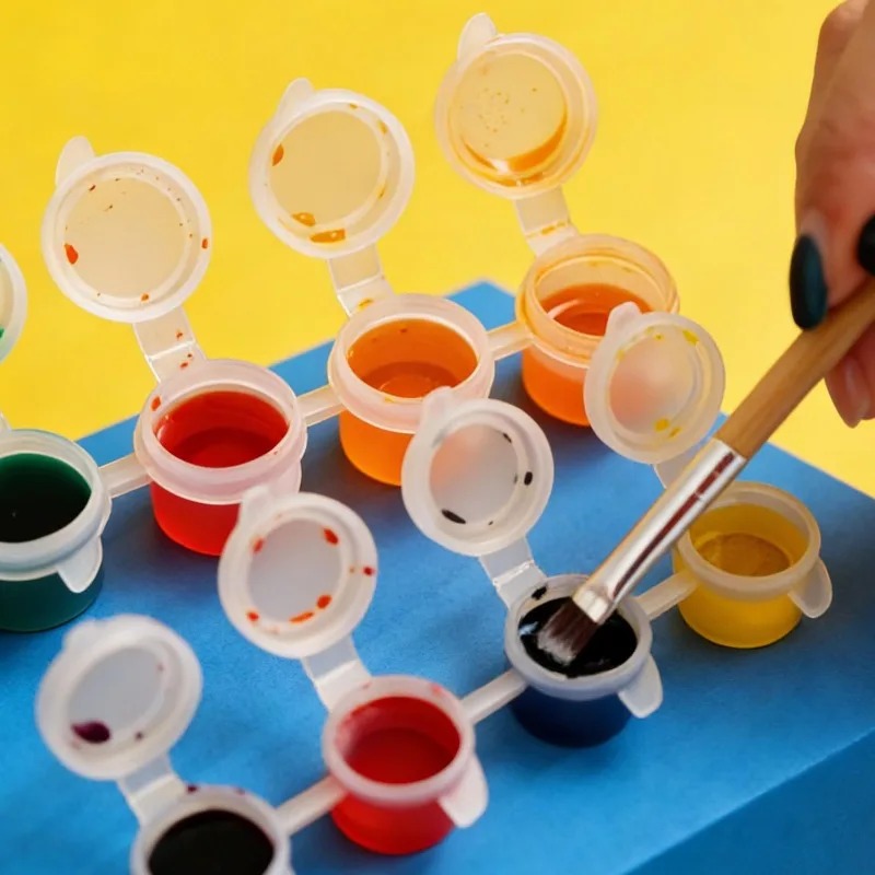 10/30/50PCS Potes de Tinta Vaz - Plastic Cup 50Pcs avaliação e preço