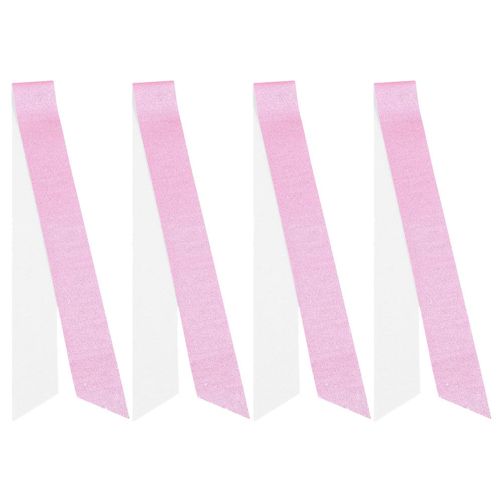 4 Peças de Faixas Brilhantes e - Birthday Sash Glitter avaliação e preço
