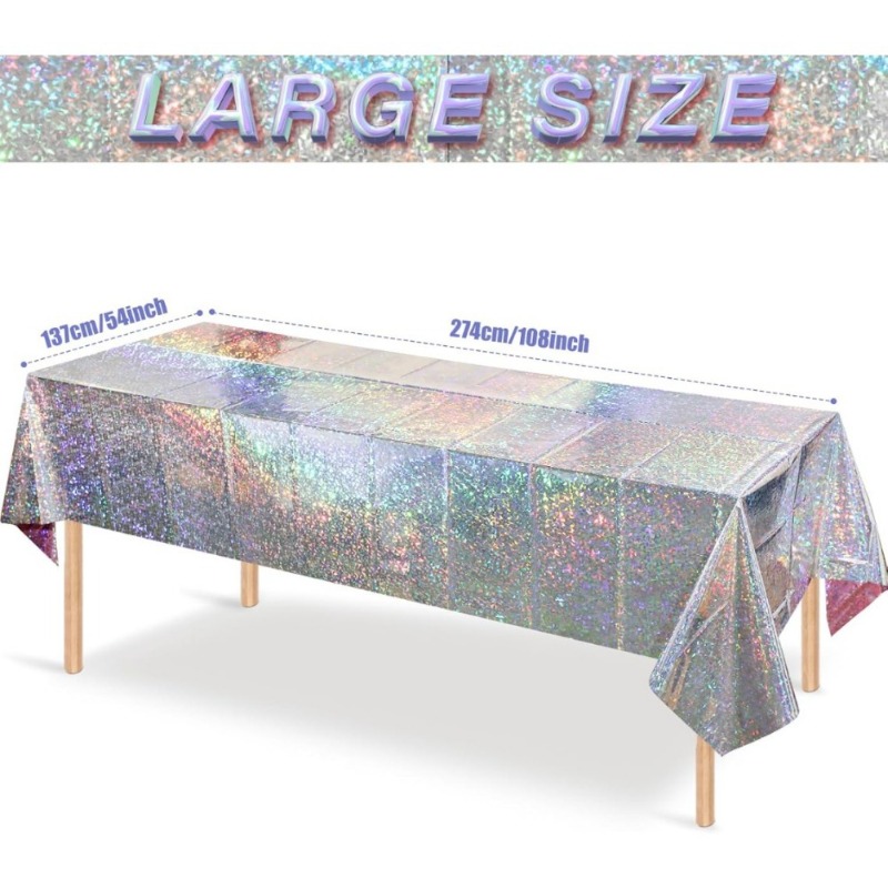 1pc toalha de mesa descartável - Table Cloth Disposable avaliação e preço