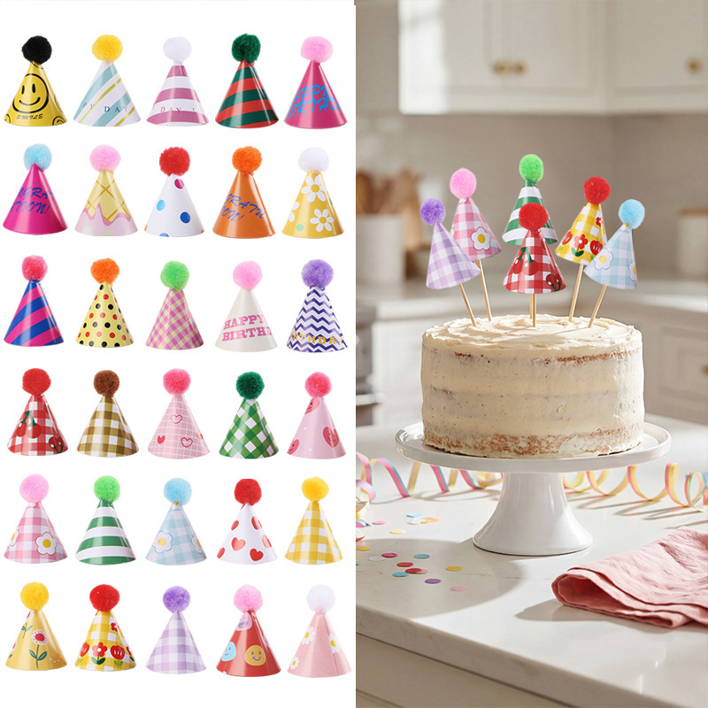 15/30 Peças Mini Chapéus de Fe - Party Hat Cone avaliação e preço