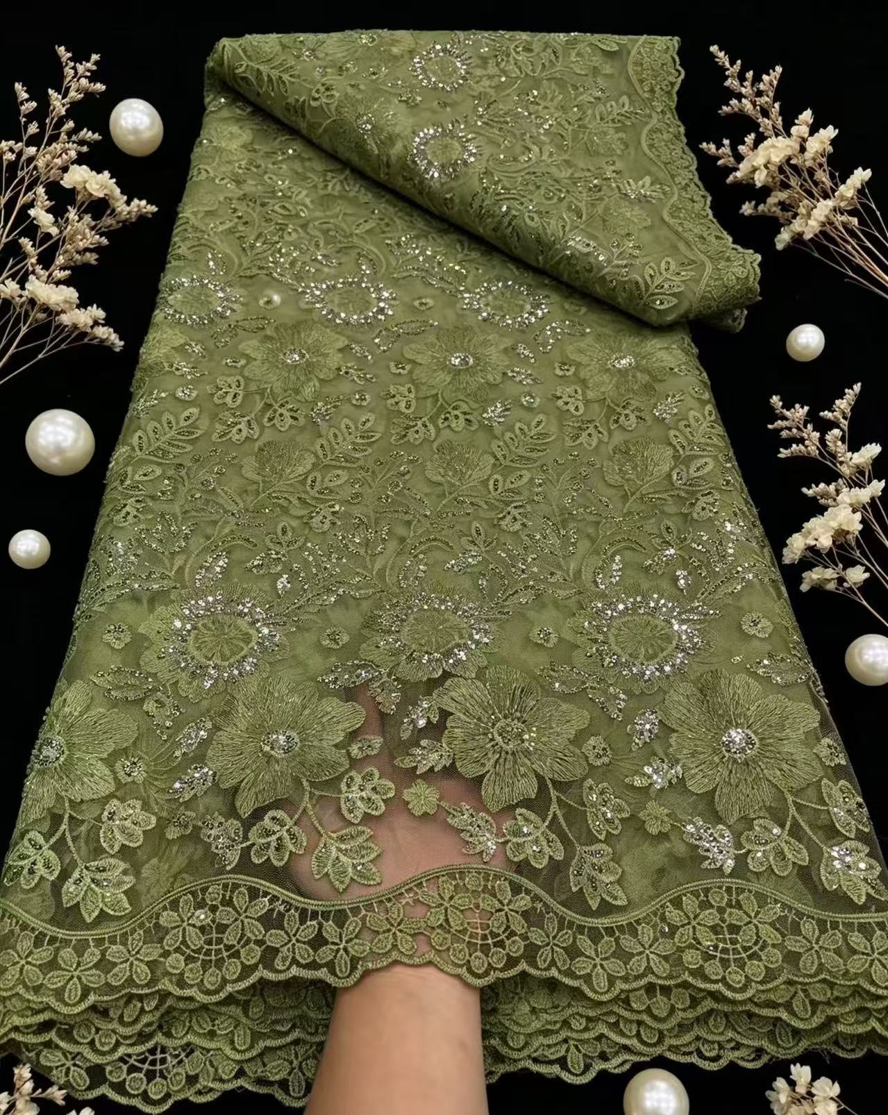 Tecido de Renda com Lantejoula - Glitter Tablecloth avaliação e preço
