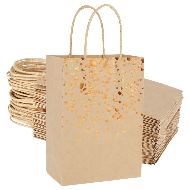 12pçs sacos de papel kraft bro - Event Party Shop avaliação e preço