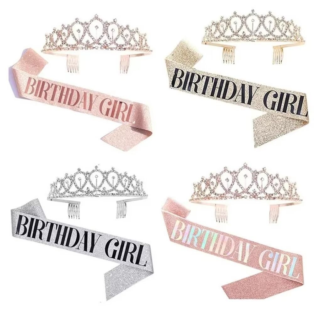 Conjunto de 2 Peças: Nova Coro - Birthday Sash Glitter avaliação e preço