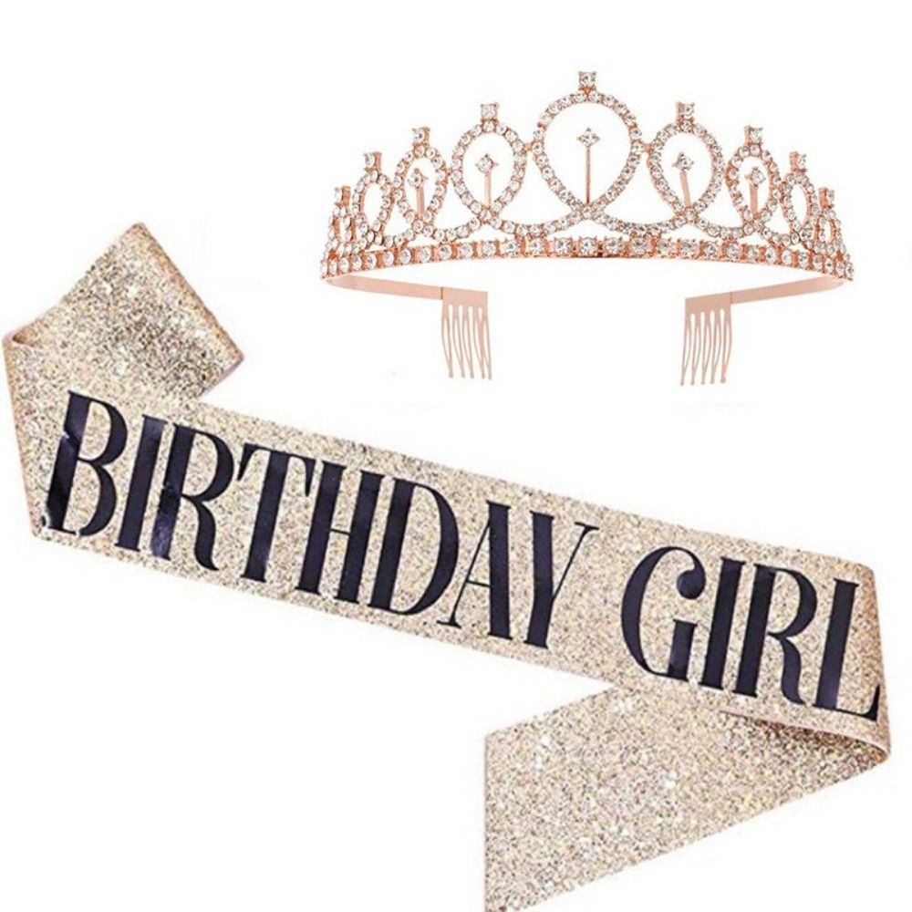 Conjunto de 2 Peças: Nova Coro - Birthday Sash Glitter avaliação e preço