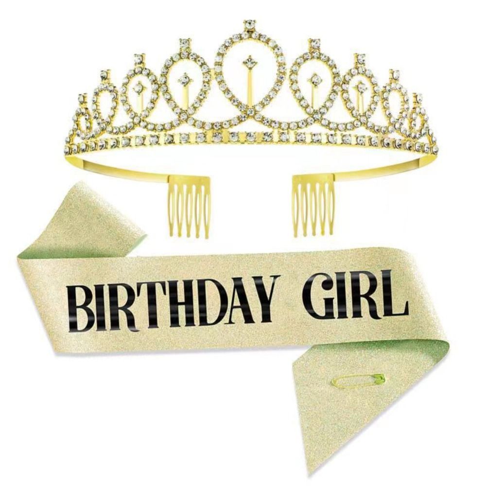 Conjunto de 2 Peças: Nova Coro - Birthday Sash Glitter avaliação e preço
