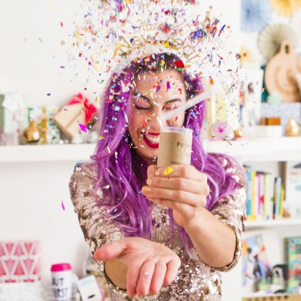 Rodada Push Up Confetti Popper - Confetti Cannon Tube avaliação e preço