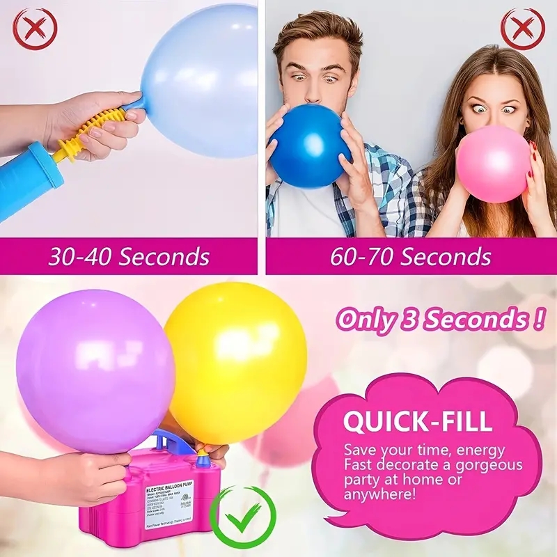 1 peça, bomba de ar elétrica i - Balloon Pump Hand avaliação e preço
