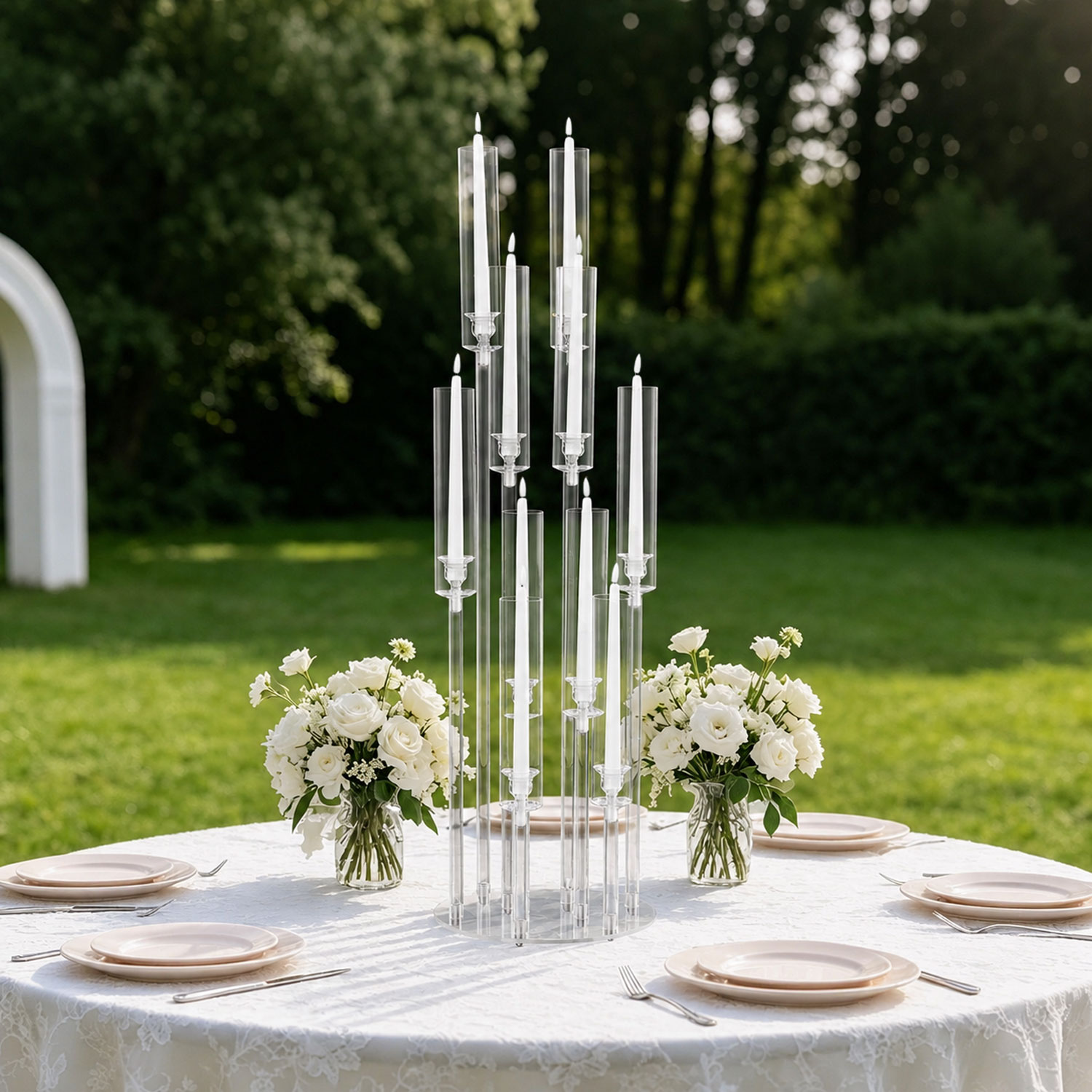 Candelabros de Acrílico com 10 - Centerpiece Stick avaliação e preço