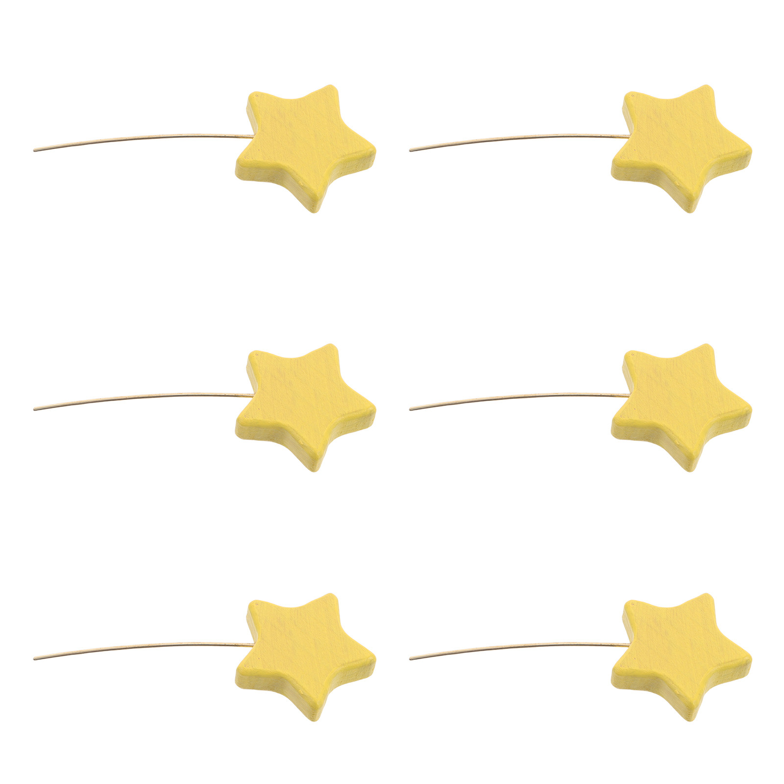 6 Peças Mini Estrelas de Madei - Centerpiece Stick avaliação e preço