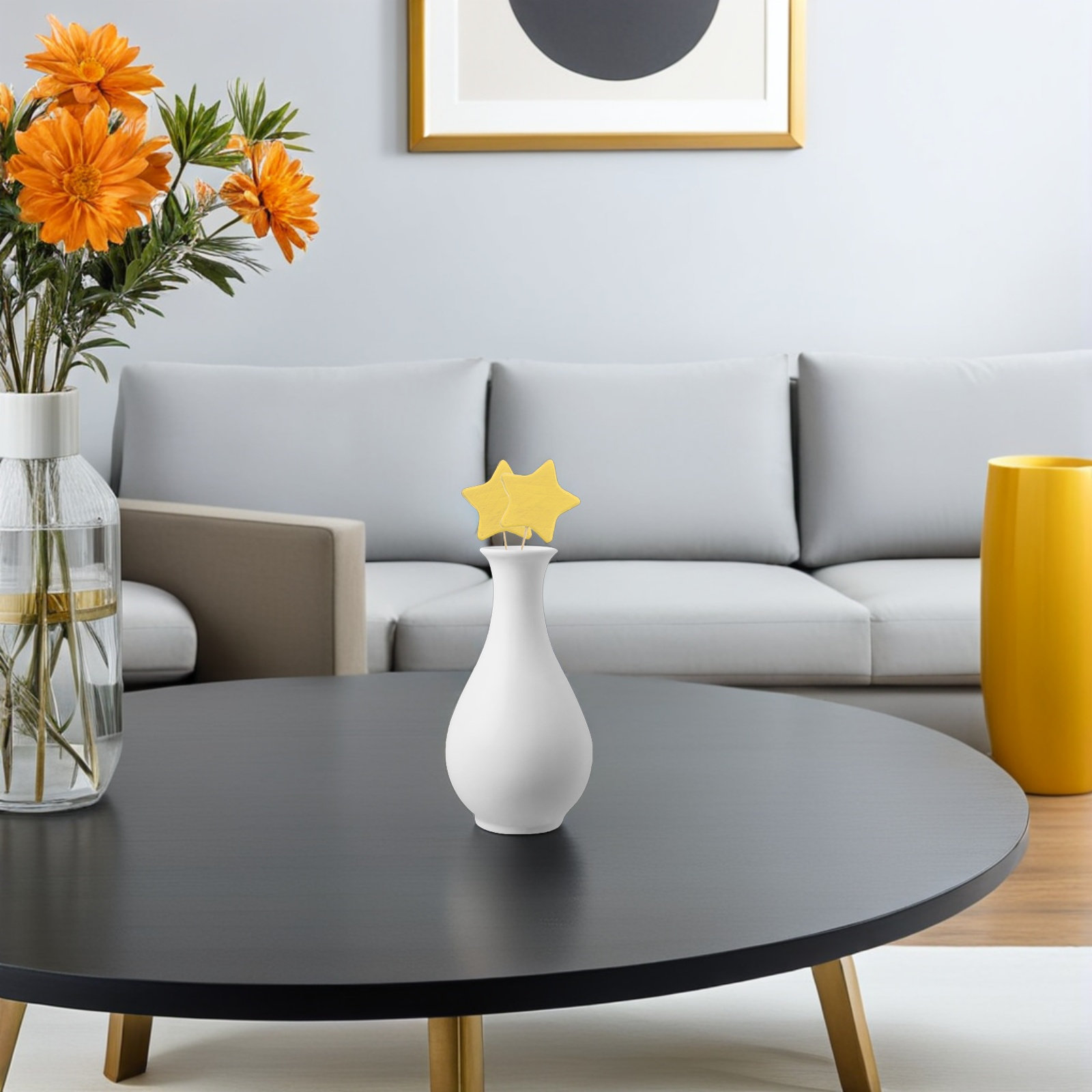 6 Peças Mini Estrelas de Madei - Centerpiece Stick avaliação e preço