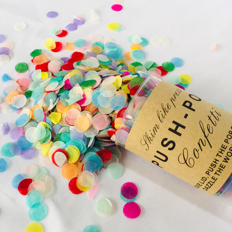 2 pçs multicolorido papel suca - Confetti Cannon Tube avaliação e preço