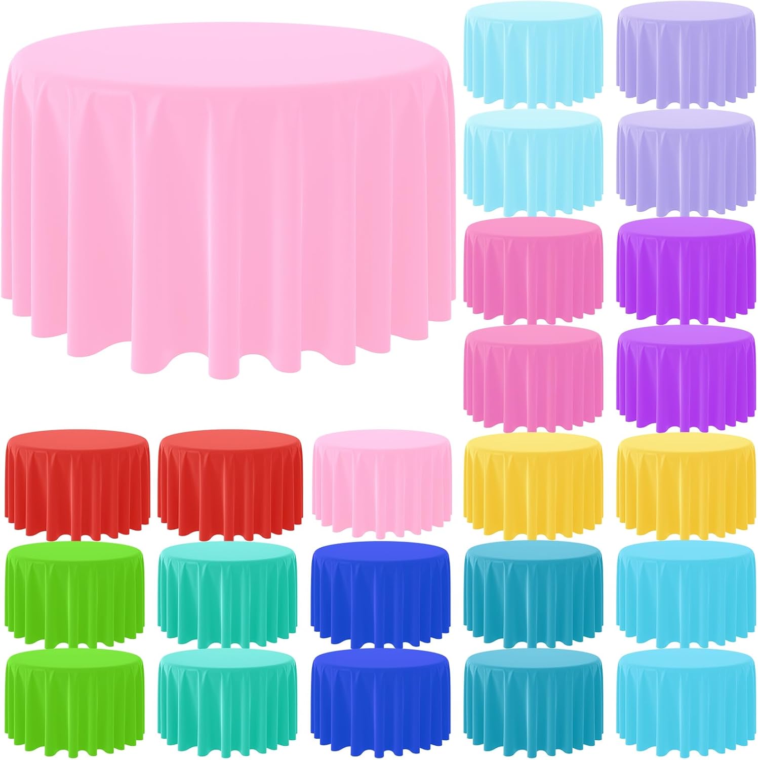 Toalha de mesa redonda descart - Table Cloth Disposable avaliação e preço