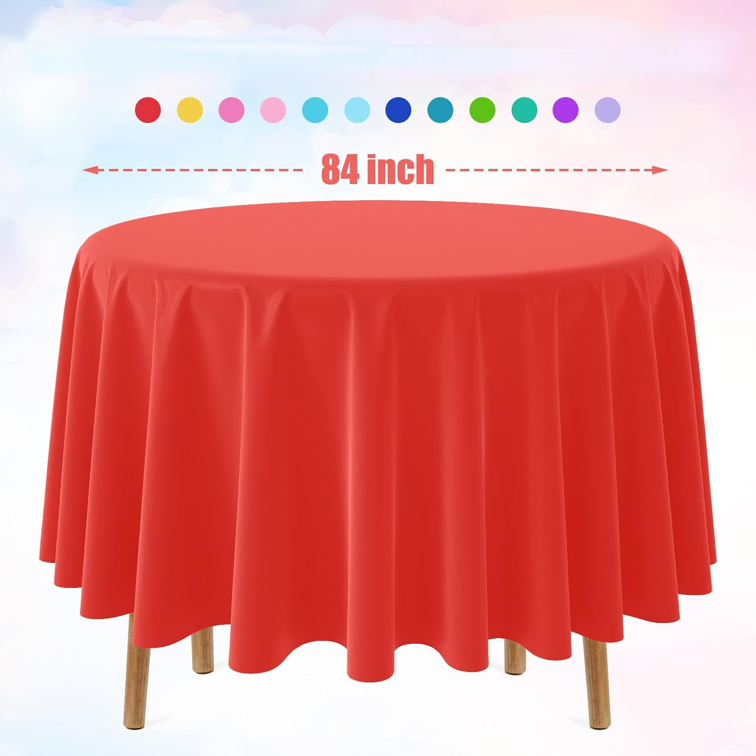 Toalha de mesa redonda descart - Table Cloth Disposable avaliação e preço