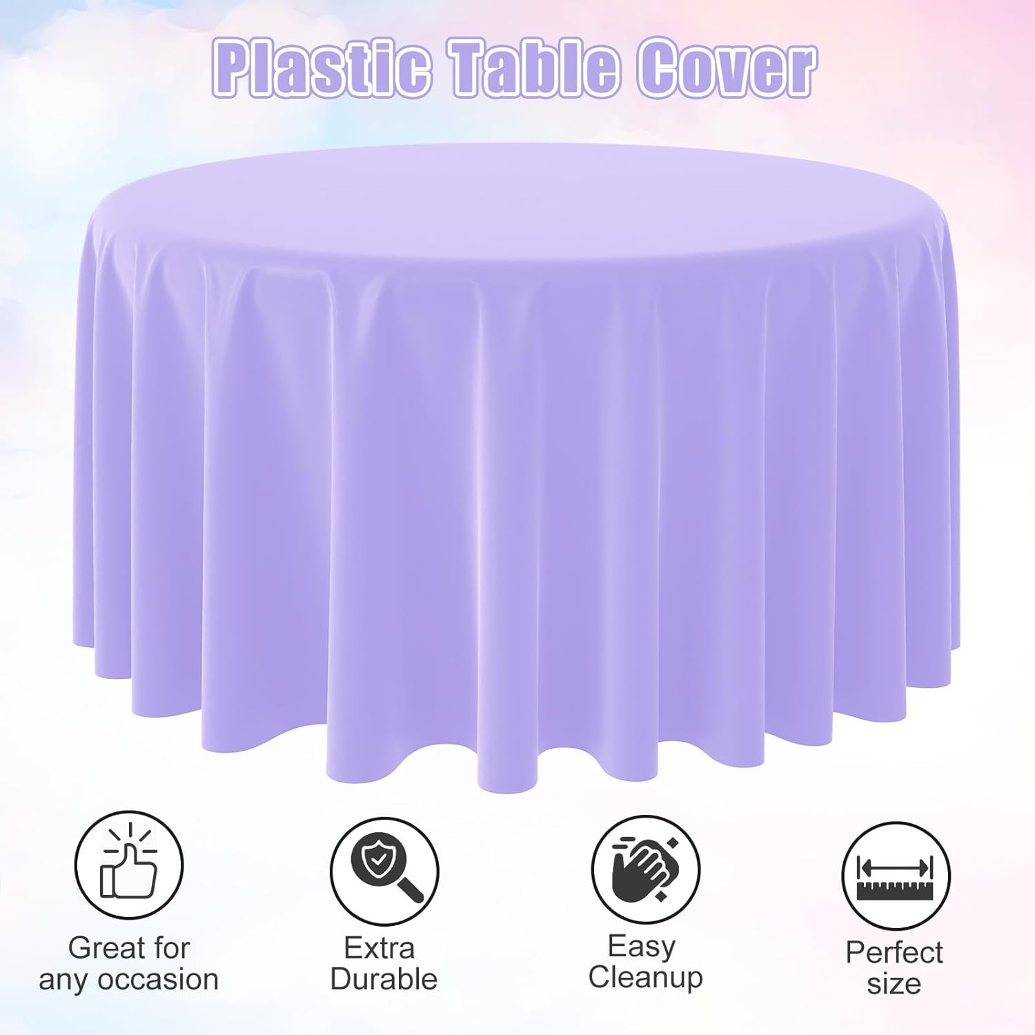 Toalha de mesa redonda descart - Table Cloth Disposable avaliação e preço