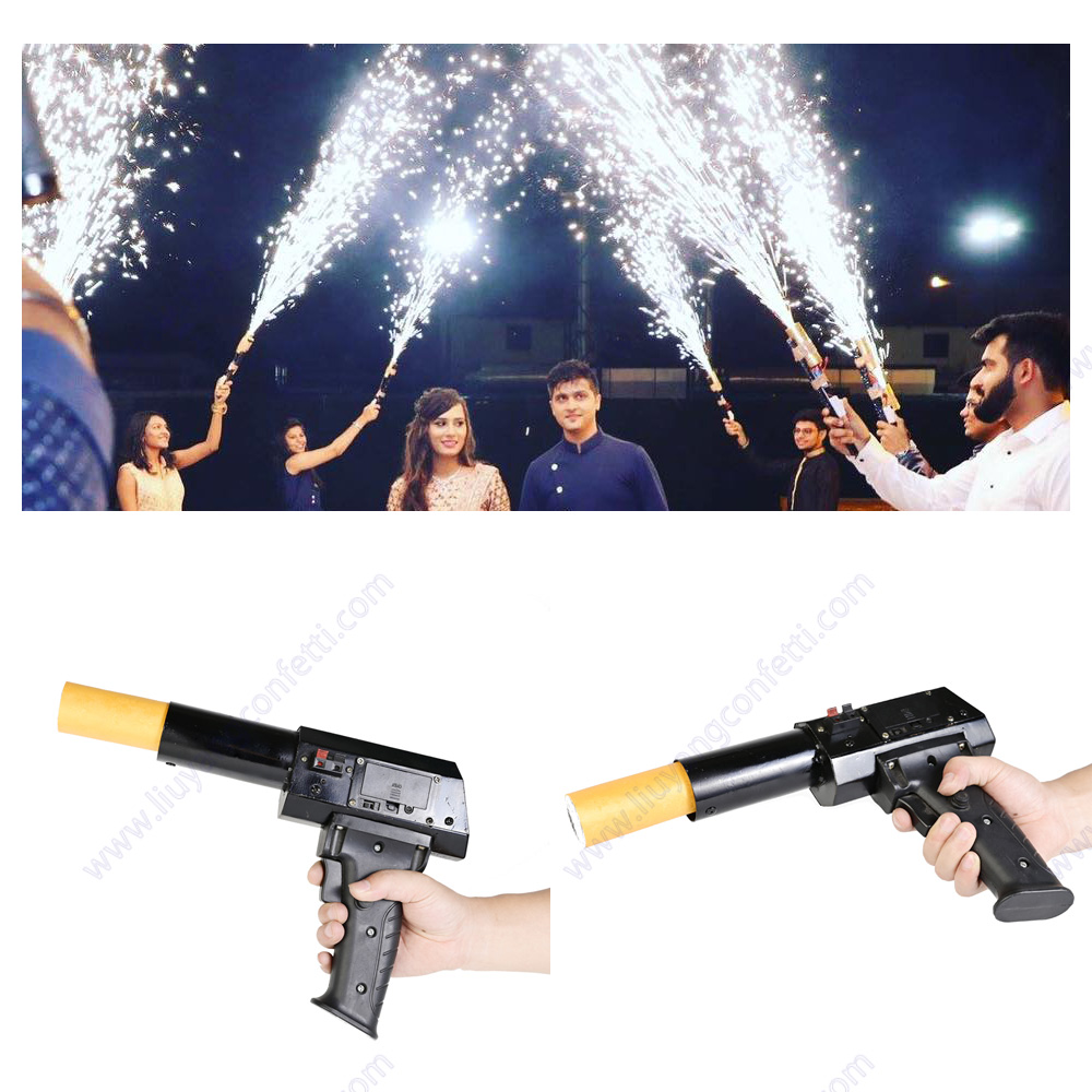 Pistola pirotécnica fria, atir - Confetti Cannon Tube avaliação e preço