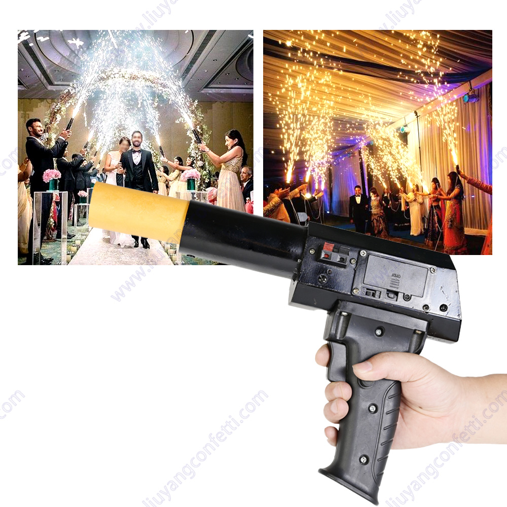Pistola pirotécnica fria, atir - Confetti Cannon Tube avaliação e preço