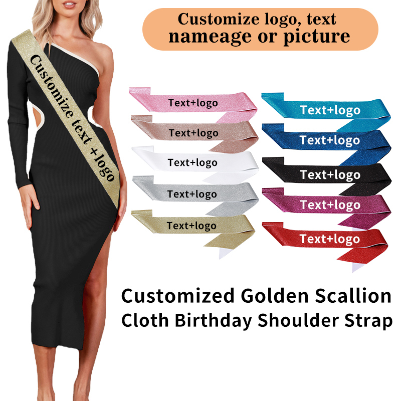 Faixa de cetim com glitter per - Birthday Sash Glitter avaliação e preço
