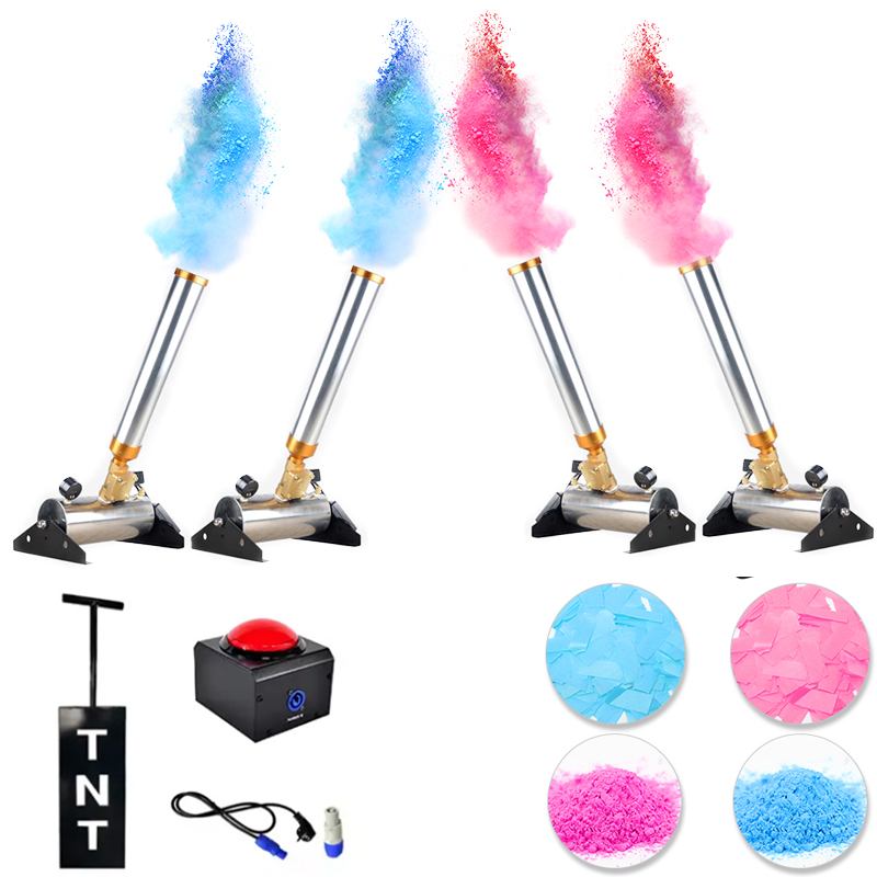 Tnt gênero revelar canhão elét - Confetti Cannon Tube avaliação e preço