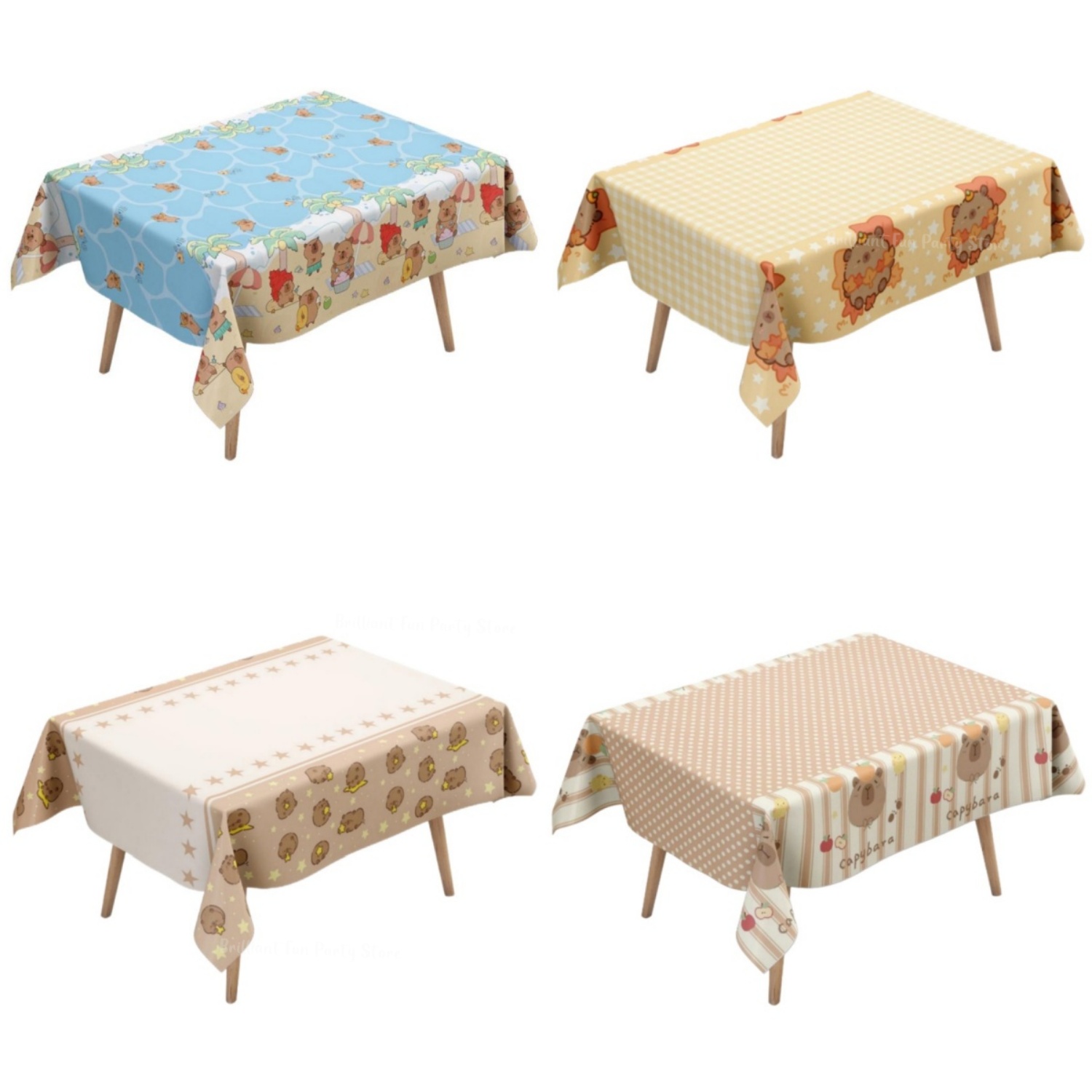 Toalha de mesa capivara fofa p - Table Cloth Disposable avaliação e preço
