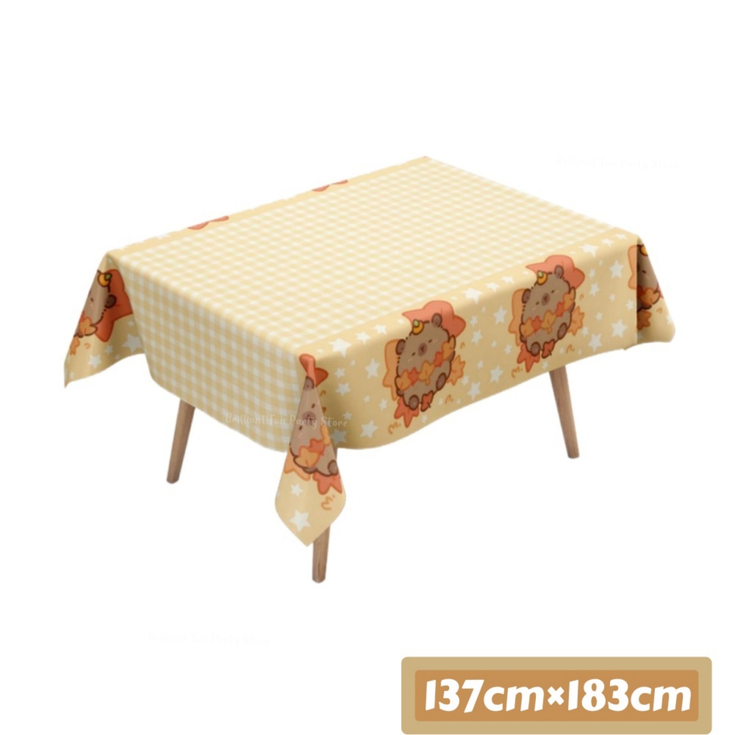 Toalha de mesa capivara fofa p - Table Cloth Disposable avaliação e preço