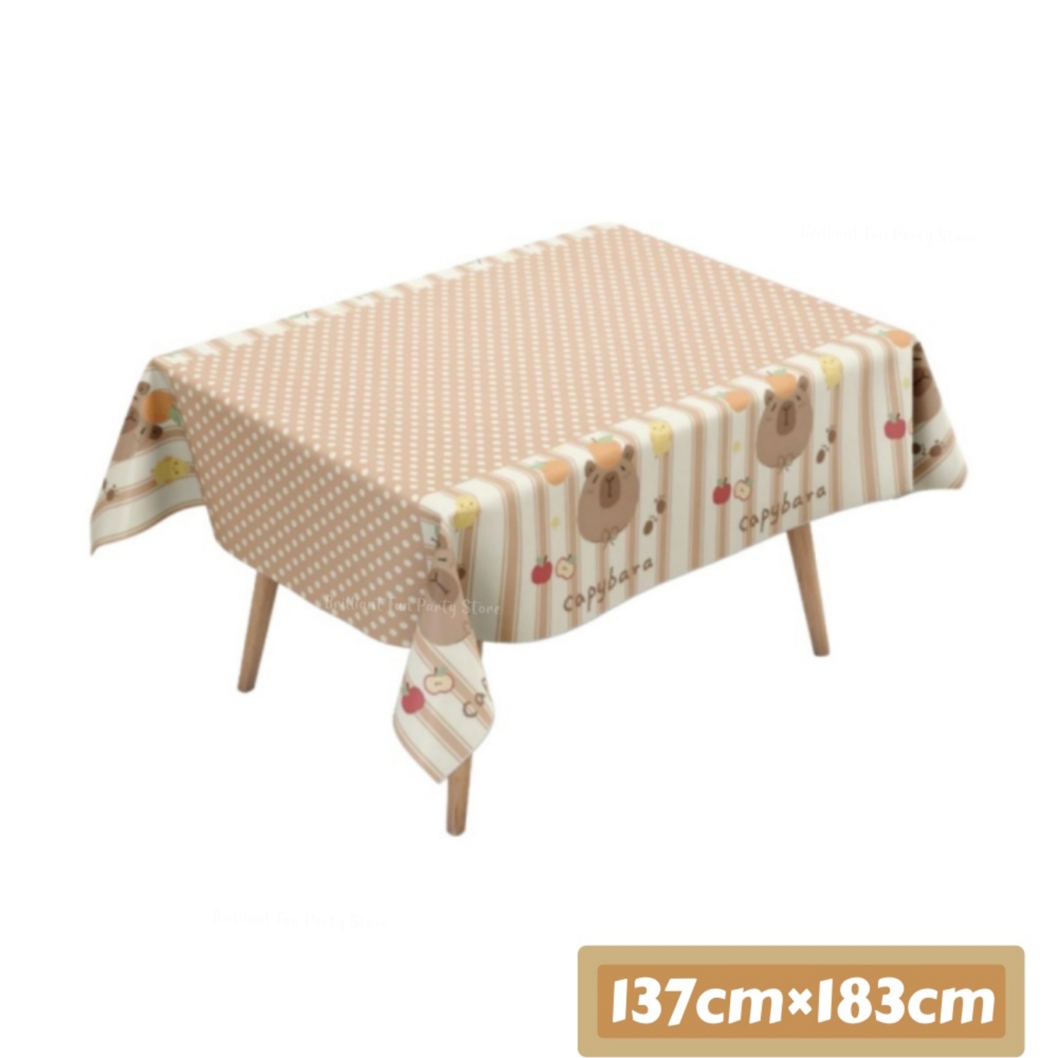 Toalha de mesa capivara fofa p - Table Cloth Disposable avaliação e preço