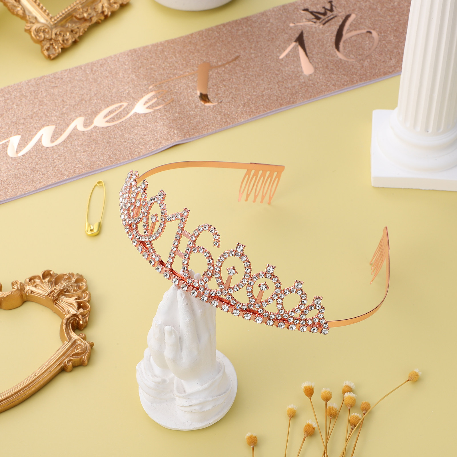 Conjunto de Tiara Brilhante pa - Birthday Sash Glitter avaliação e preço